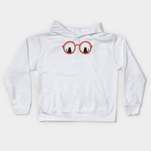 Cat in the Glasses Kids Hoodie